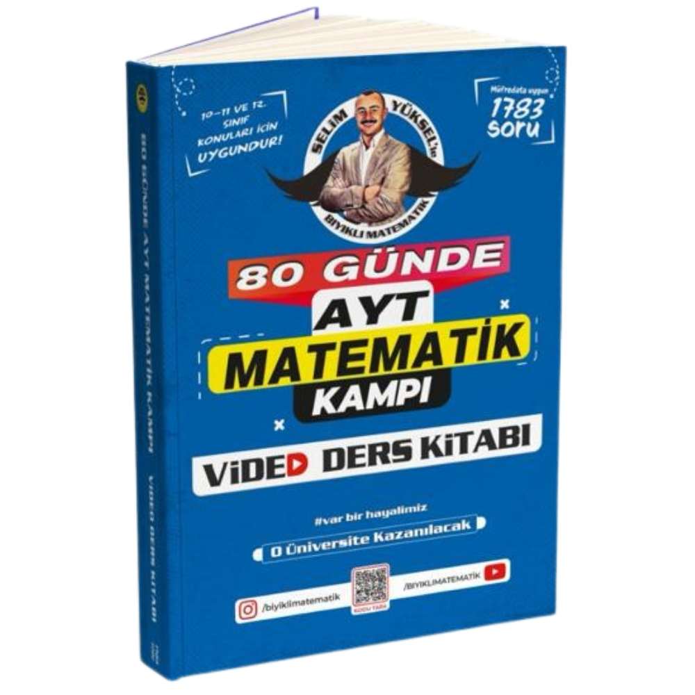 2'li AYT Seti 2025 Bıyıklı Matematik 80 Günde AYT Video Ders Notu Ve Miray AYT Soru Bankası 2'li AYT Seti 2025 Bıyıklı Matematik 80 Günde AYT Video Ders Notu Ve Miray AYT Soru Bankası