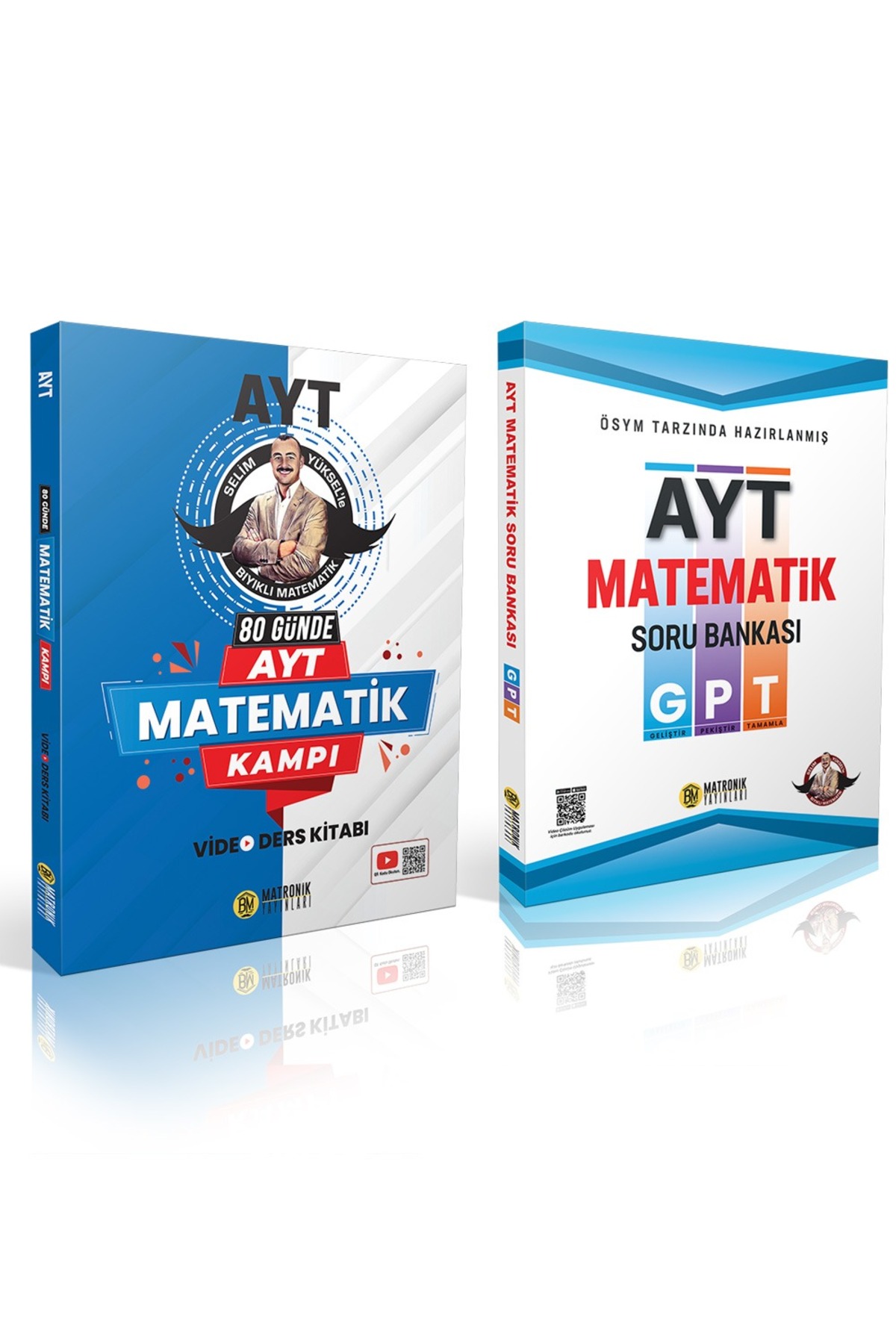 2 li AYT Seti -80 Günde AYT Matematik Video - GPT AYT Matematik Soru Bankası-Bıyıklı Matematik