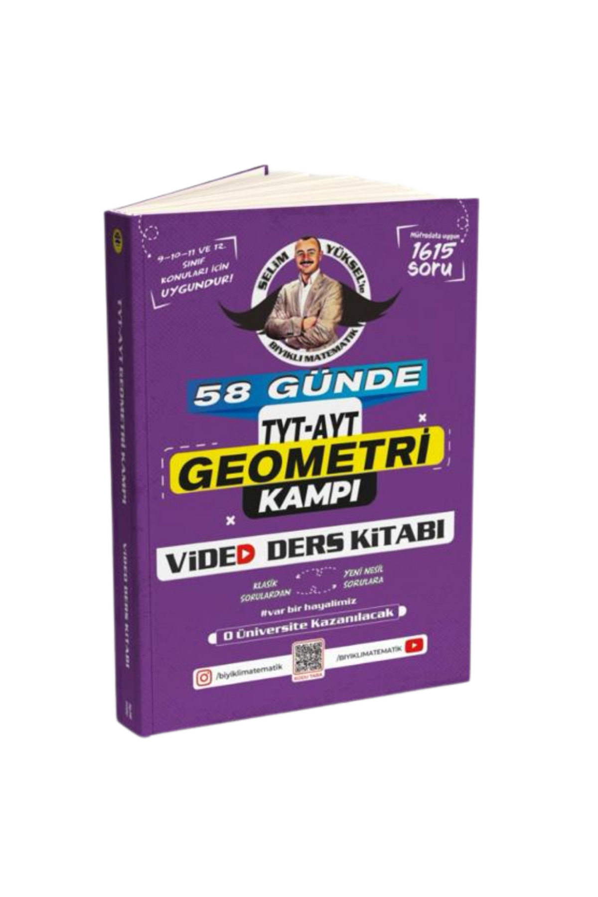 2li GEO Set 12 Günde Temel Atma Garanti - 58 Günde TYT AYT Geometri Video Ders Kitabı