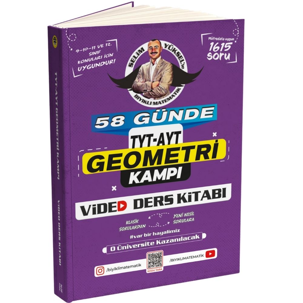 3 Lü Video Set Bıyıklı Matematik 55 Günde Tyt Matematik- 80 Günde AYT Matematik - 58 Günde TYT AYT Geometri Ders Notları 3 Lü Video Set Bıyıklı Matematik 55 Günde Tyt Matematik- 80 Günde AYT Matematik - 58 Günde TYT AYT Geometri Ders Notları