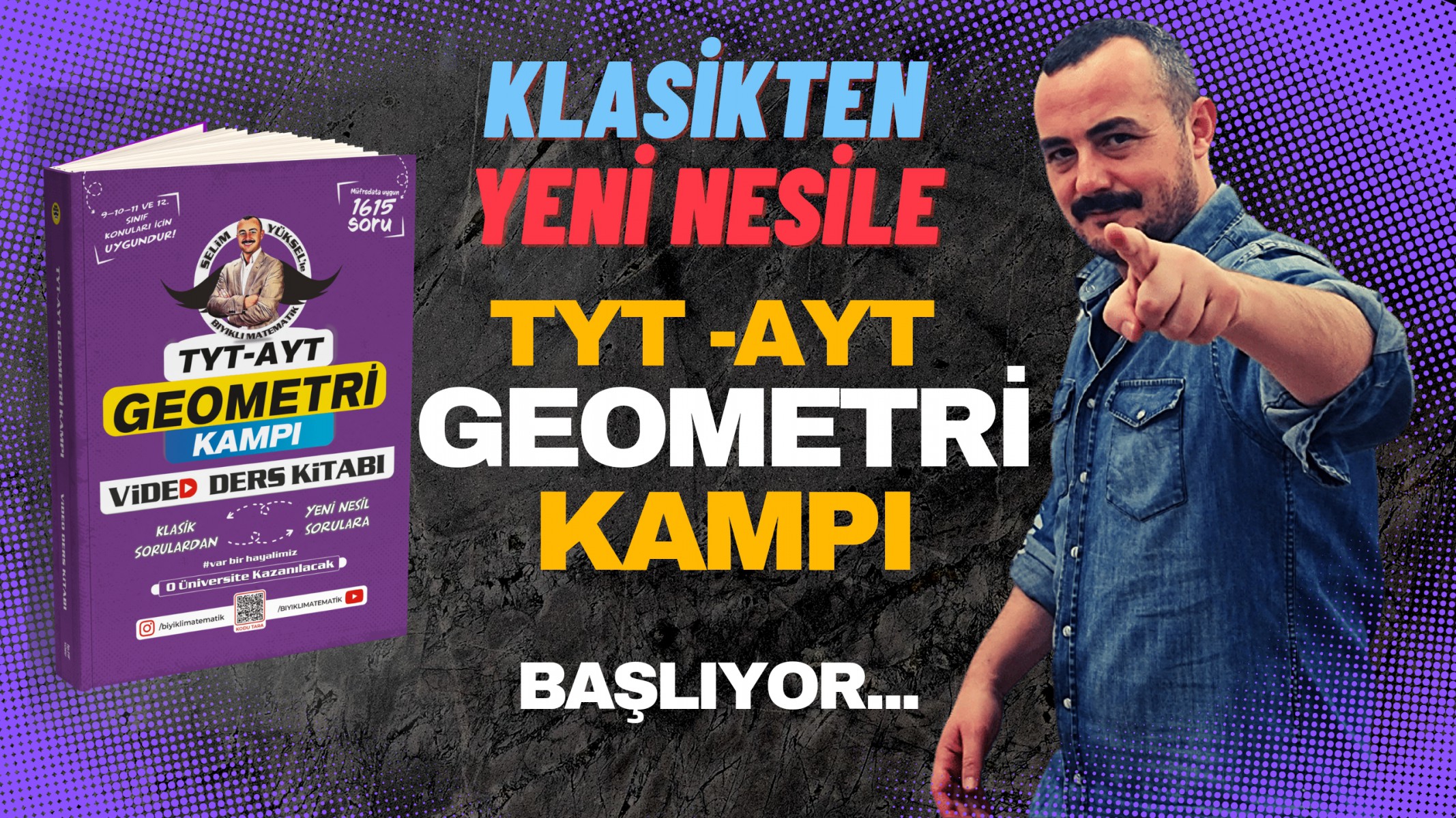 Bıyıklı Matematik 58 Günde TYT AYT GEOMETRI Video Ders Kitabı Selim Yüksel Bıyıklı Matematik 58 Günde TYT AYT GEOMETRI Video Ders Kitabı Selim Yüksel