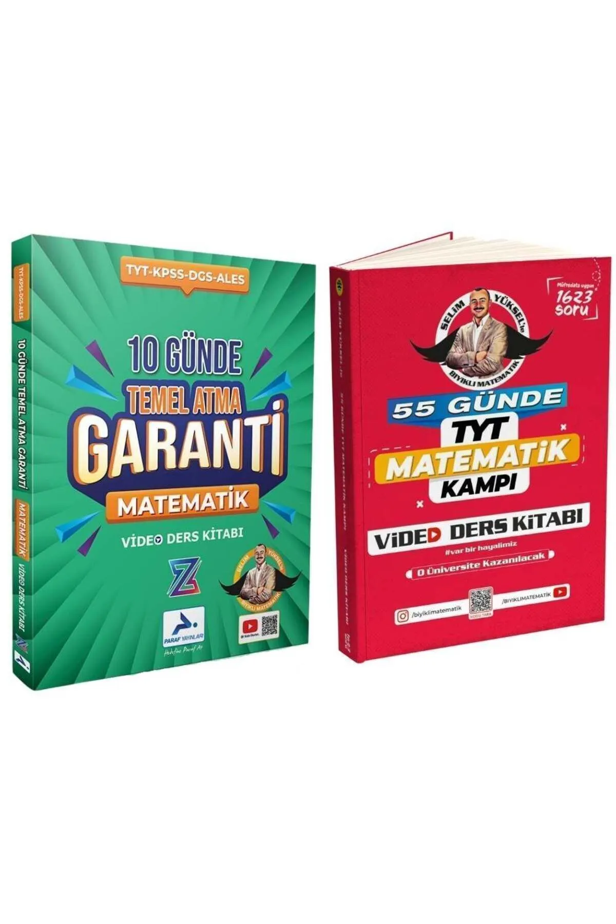 E-2li Garanti TYT Seti - 10 Günde Matematik Temel Atma Garanti-55 Günde Tyt Matematik Video Ders Notu