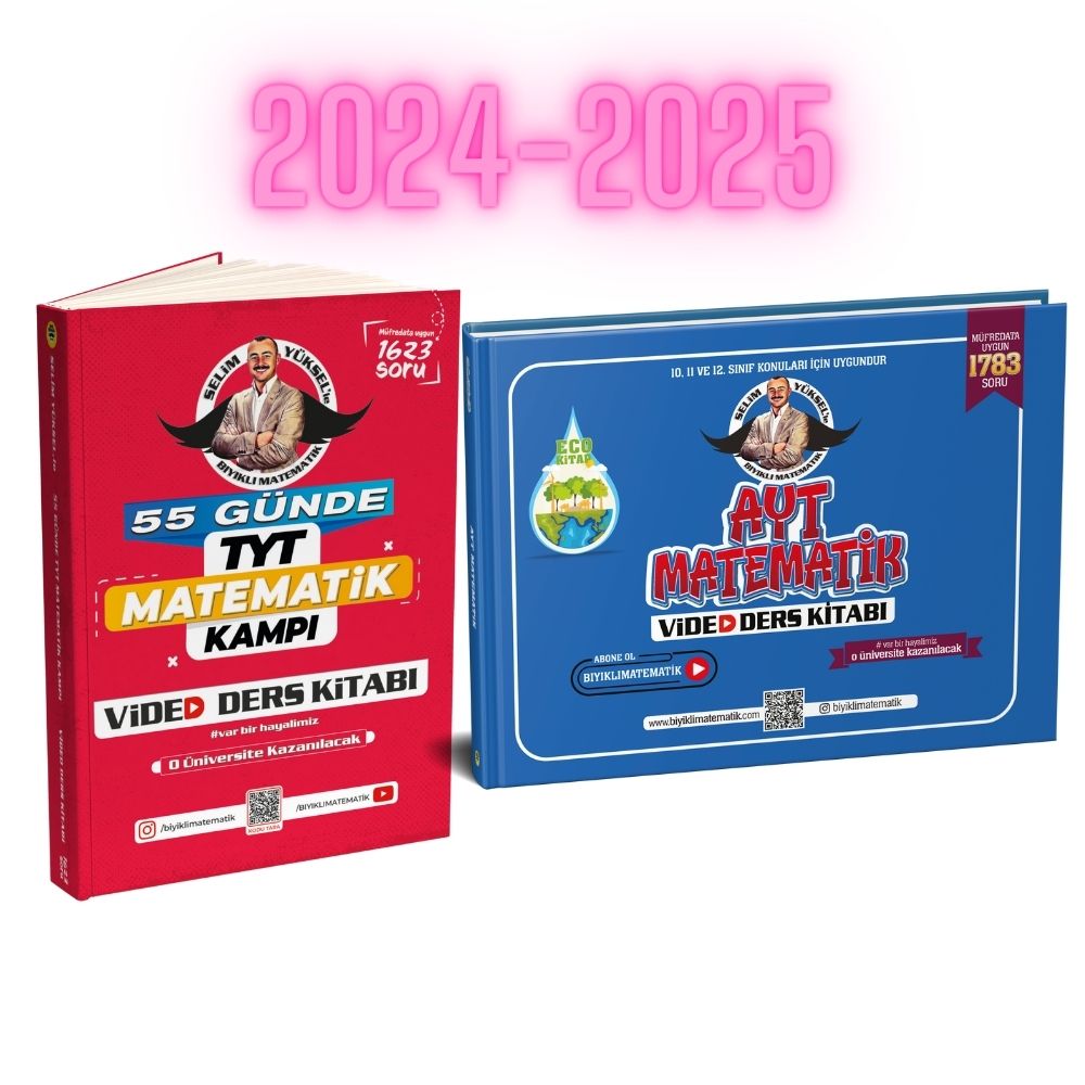 Eko2 Vid Set Bıyıklı Matematik 55 Günde Tyt Matematik Video Ders Kitabı Ve Ayt Video Ders Notu Eko Selim Yüksel Eko2 Vid Set Bıyıklı Matematik 55 Günde Tyt Matematik Video Ders Kitabı Ve Ayt Video Ders Notu Eko Selim Yüksel