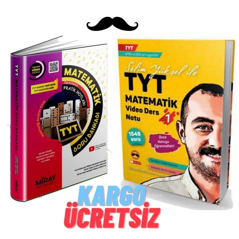 2 Lisarı Set Selim Yüksel Tyt Matematik Video Ders Notları Tyt Matematik Soru Bankası Seti