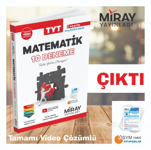 2 Li Tyt Tekrar Seti Miray Yayınları Tyt Kamp - 10 Lu Efsane Matematik Deneme -bıyıklı Matematik Selim Yüksel