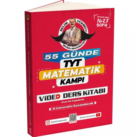 4lü Bıyıklı Matematik 55 Günde Tyt Vid Kitabı-ayt Matematik Vid Ders- Miray Tyt Ayt Matematik Soru Bank