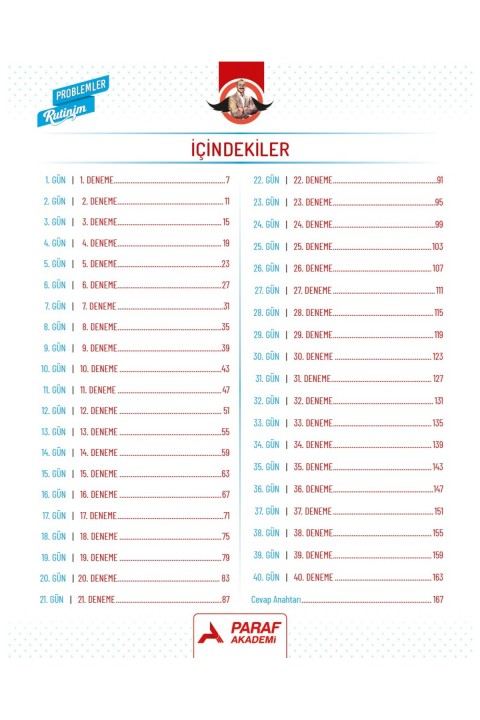 BIYIKLI MATEMATİK 40 GÜN PROBLEMLER RUTİNİM 40 GÜN DENEME