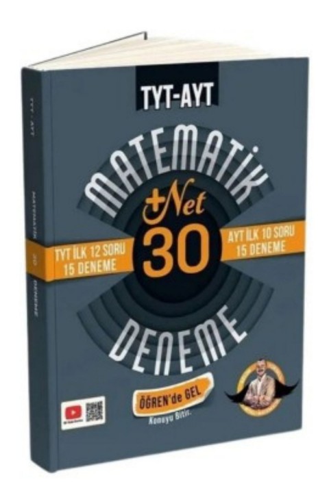 TYT İlk 12 - AYT İlk 10 Soru Matematik 30 Deneme- Öğren de Gel +22 Net - Bıyıklı Matematik